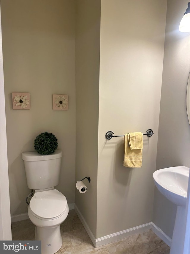 bathroom with toilet