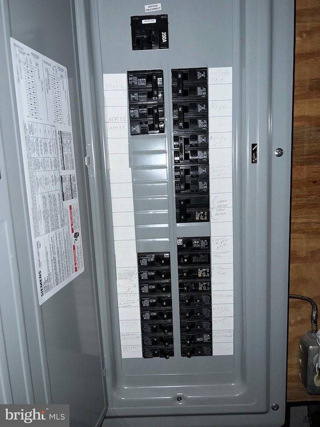 utility room featuring electric panel