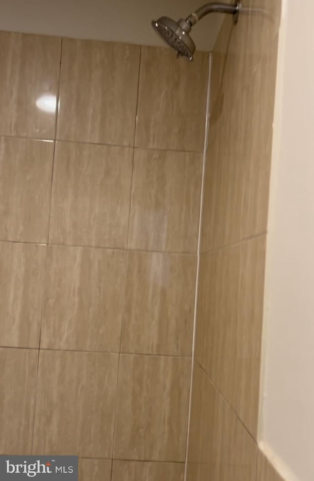 details featuring tiled shower