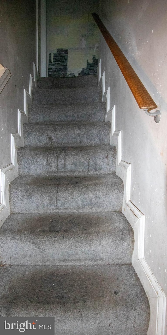 view of stairs