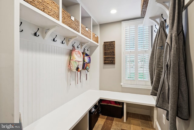 mudroom featuring a wealth of natural light