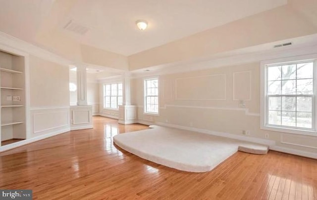 6614 Quander Rd, Alexandria, VA 22307 - unfurnished room featuring built in features and wood-type flooring