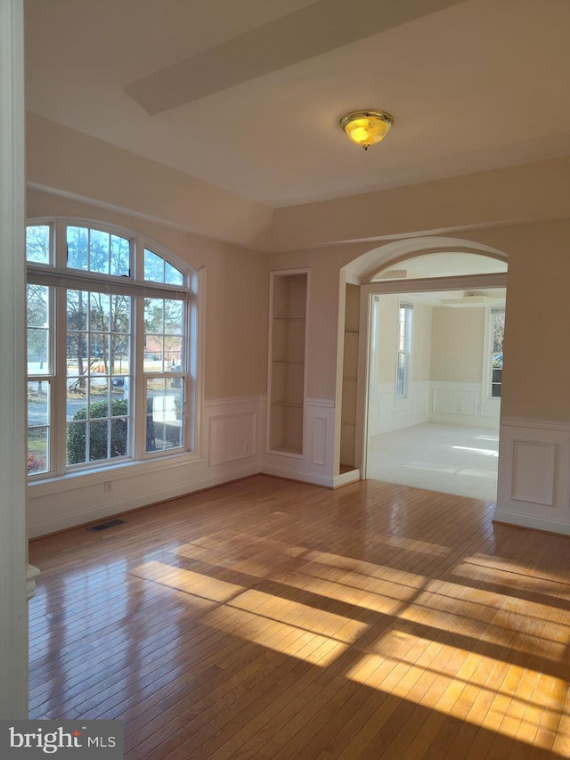 6614 Quander Rd, Alexandria, VA 22307 - empty room with light hardwood / wood-style flooring