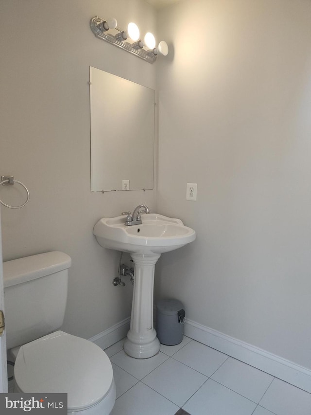 6614 Quander Rd, Alexandria, VA 22307 - bathroom with tile patterned flooring and toilet