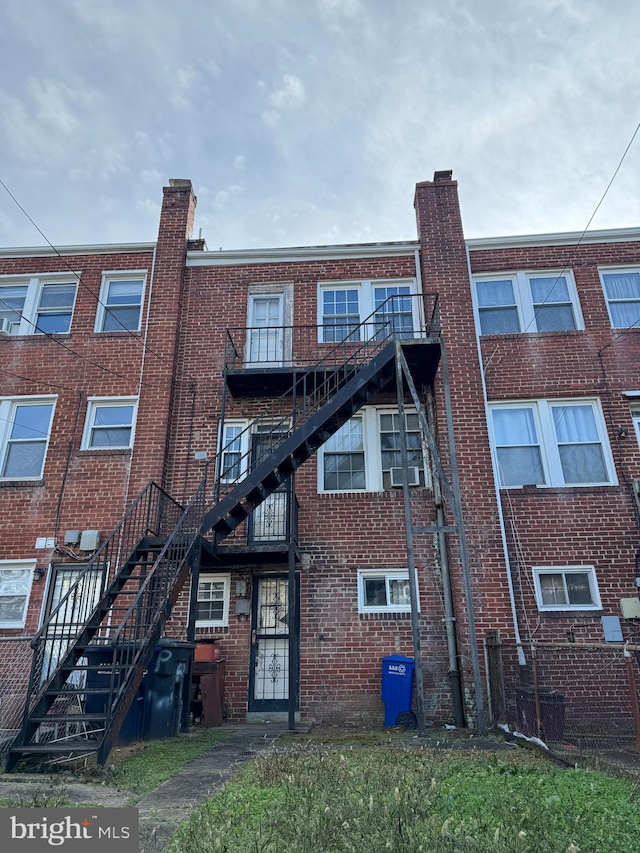 view of rear view of property