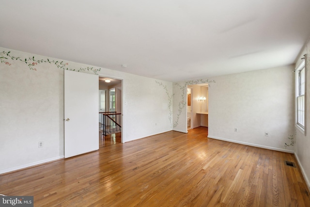 2700 Bellmawr Ct, Silver Spring, MD 20906 - spare room featuring light wood finished floors and baseboards