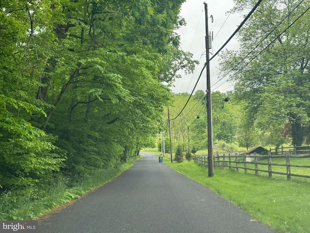 view of road