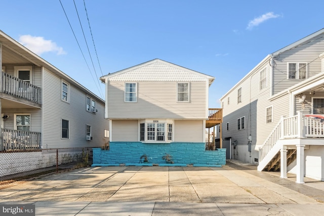 view of rear view of property