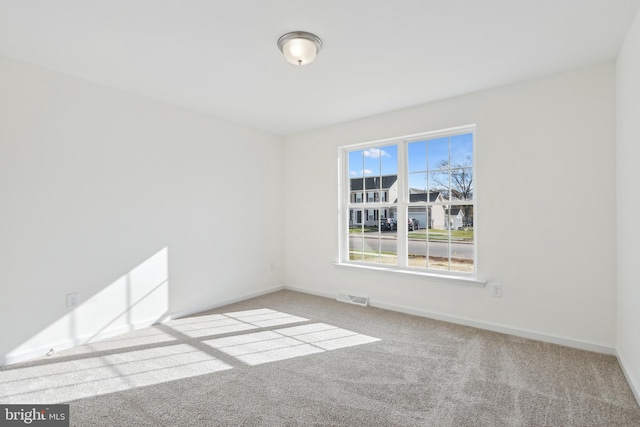 empty room with light carpet