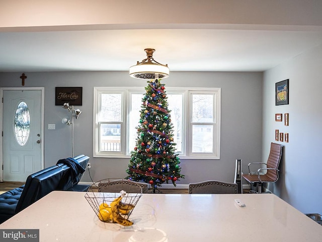 view of dining area