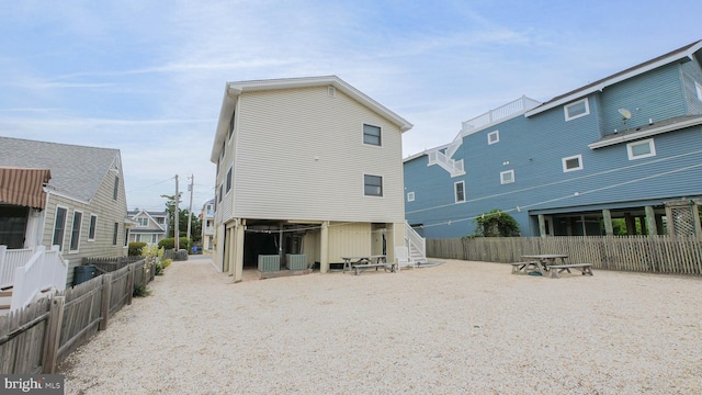 view of rear view of property