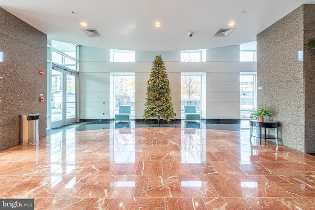 view of community lobby