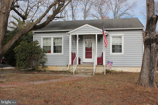 view of front of property