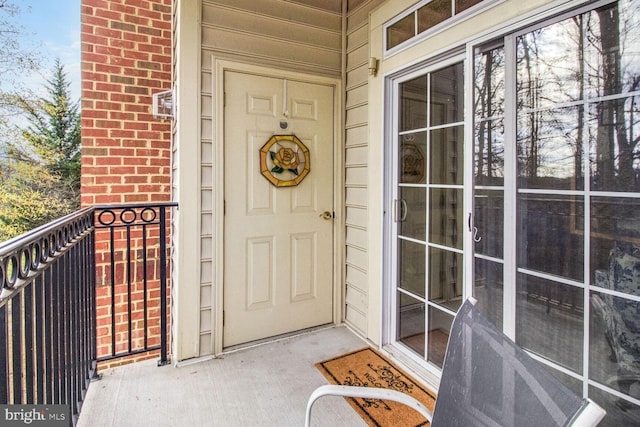 entrance to property with cooling unit