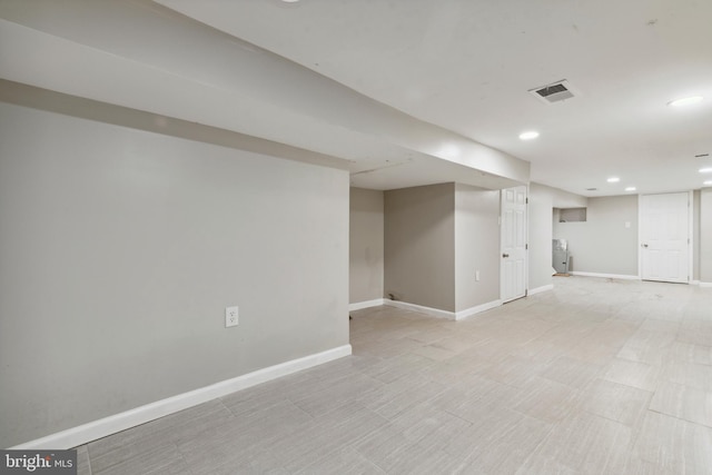 4138 Parrish St, Philadelphia, PA 19104 - finished below grade area featuring baseboards and recessed lighting