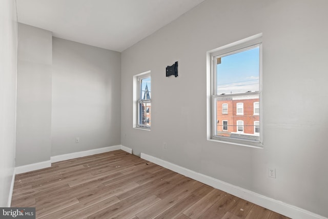 4138 Parrish St, Philadelphia, PA 19104 - empty room with light wood-style flooring and baseboards