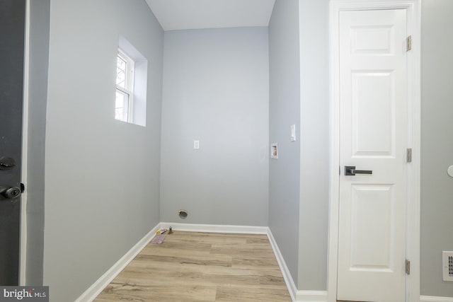 washroom featuring light wood-type flooring