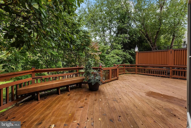 view of deck