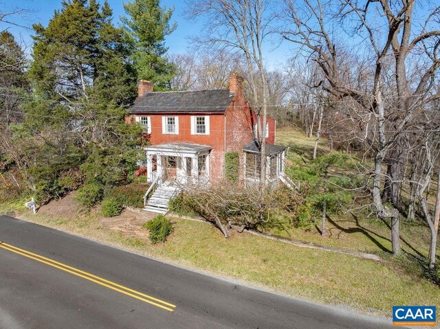 4679 Jeffersonton Rd, Jeffersonton, VA 22724 - view of front facade with a chimney