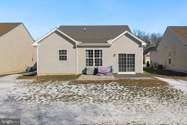 rear view of house featuring a patio