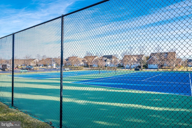 view of sport court