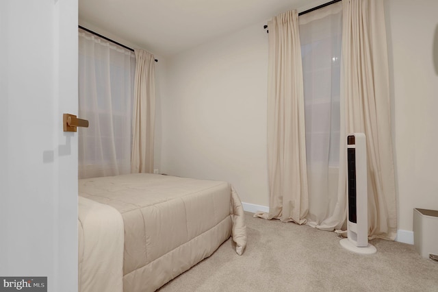 bedroom featuring carpet flooring