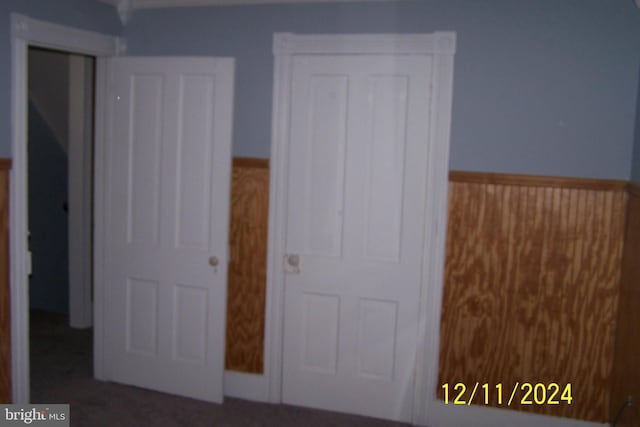 unfurnished bedroom with a closet