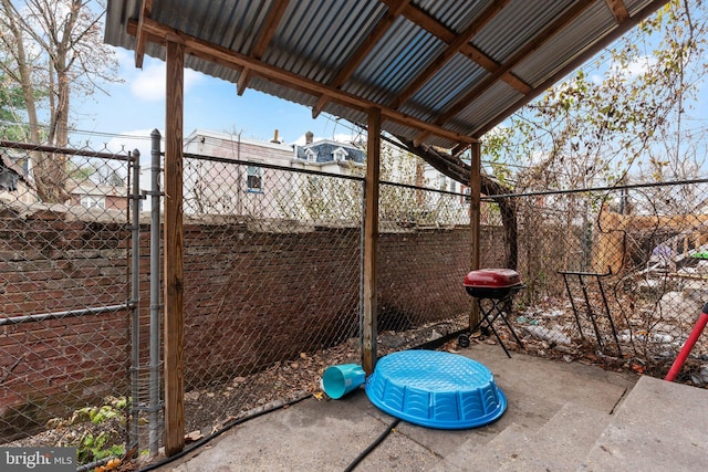 view of patio / terrace with grilling area