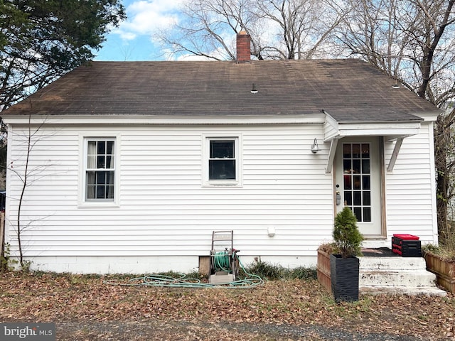 view of side of property