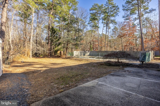 view of yard featuring a patio area