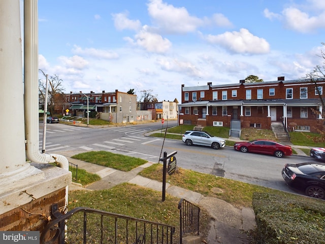 view of street