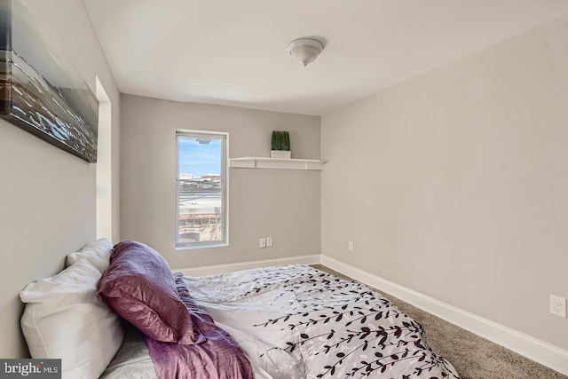 bedroom with carpet flooring