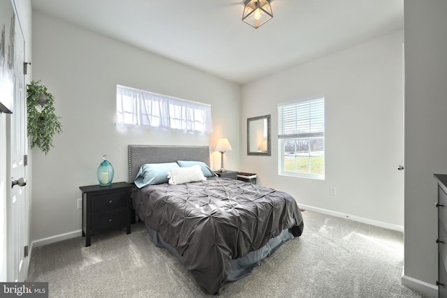 bedroom featuring carpet floors