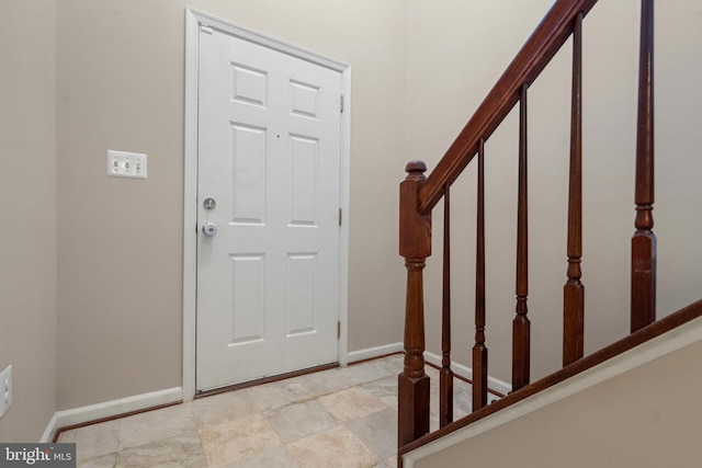 view of entrance foyer