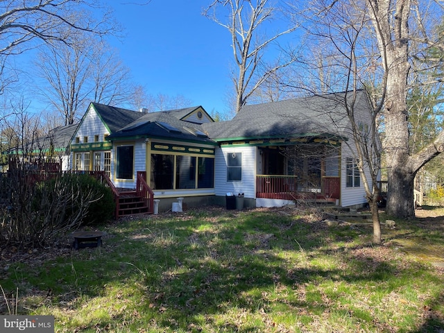 view of rear view of house