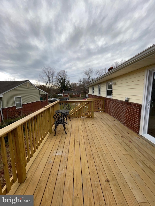 view of deck