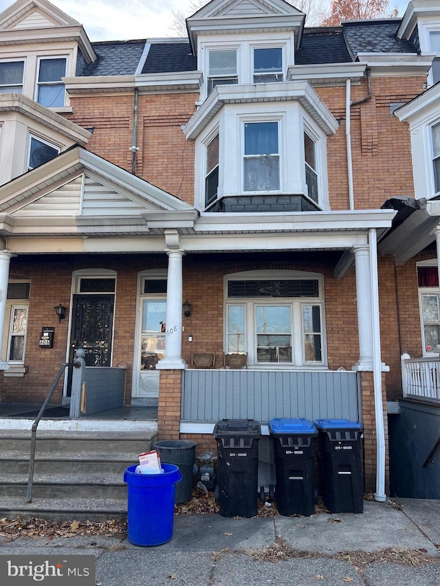 entrance to property with a porch