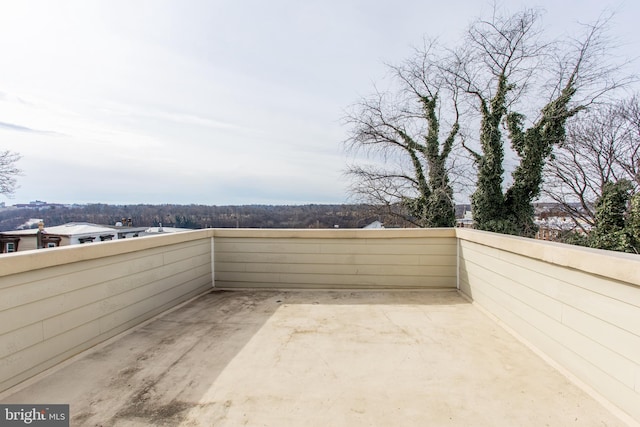 view of patio / terrace featuring a balcony