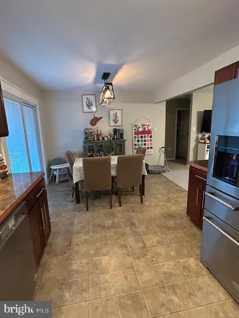 view of dining area