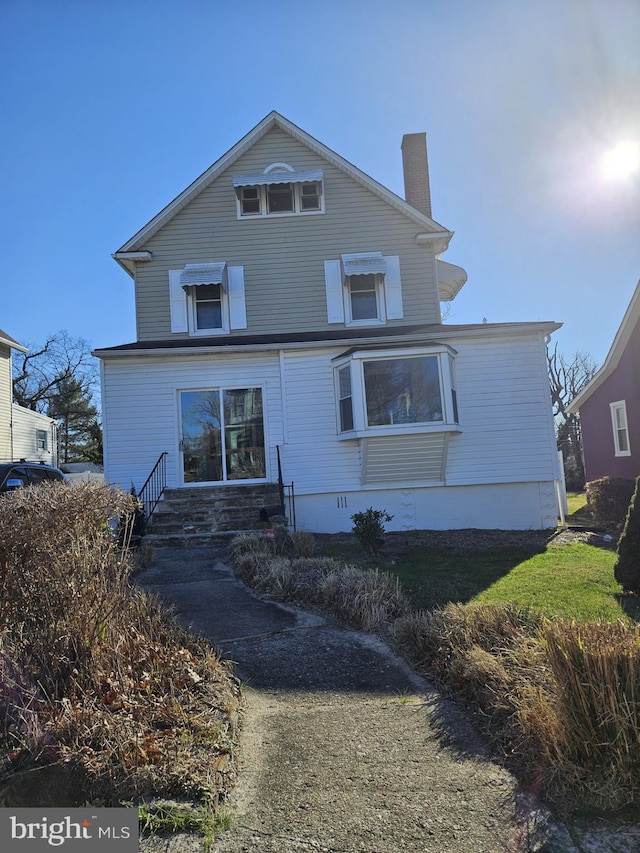 view of rear view of property