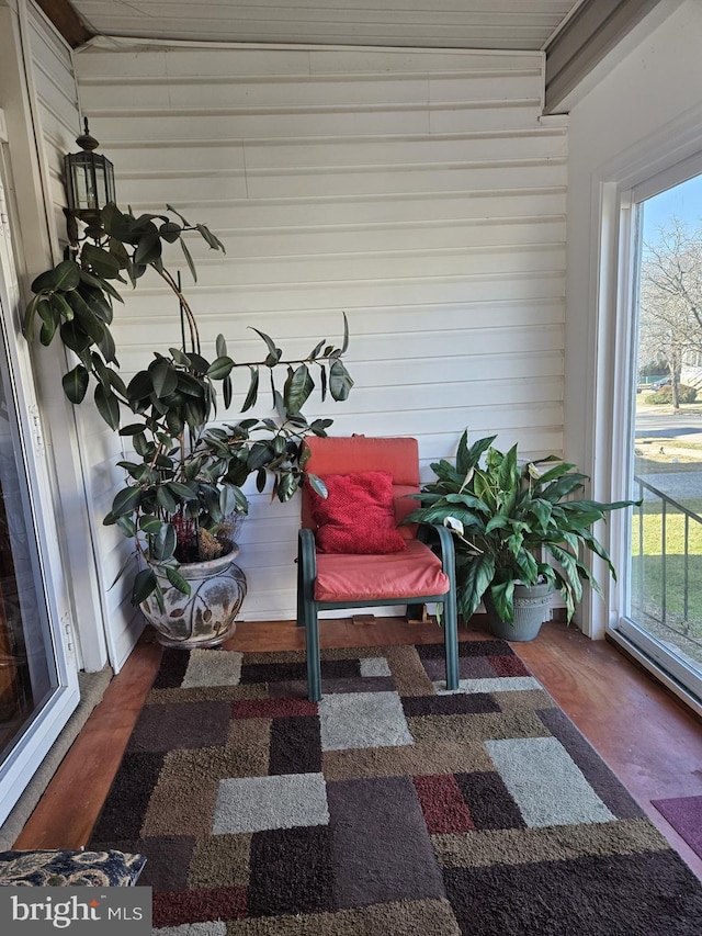 interior space with a healthy amount of sunlight