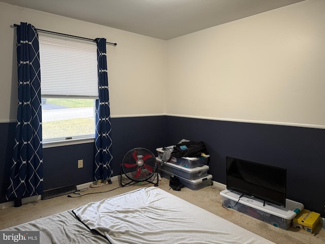 bedroom featuring carpet floors