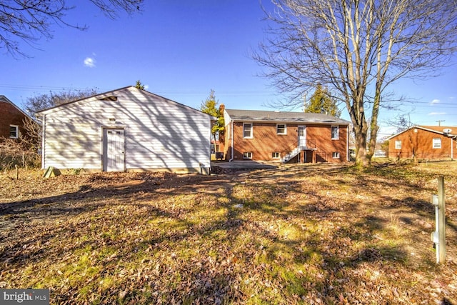 view of rear view of house