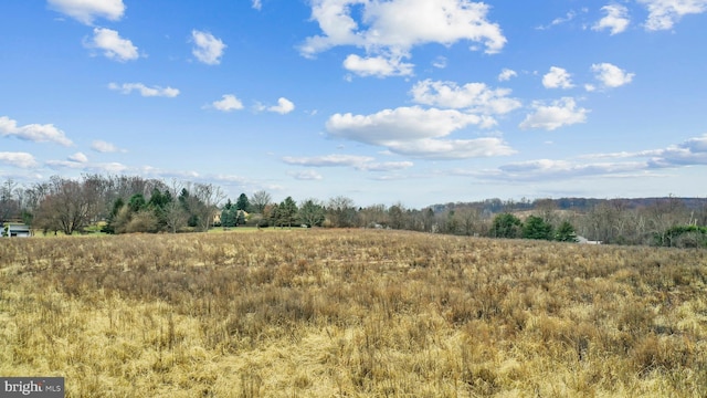 view of nature featuring a rural view