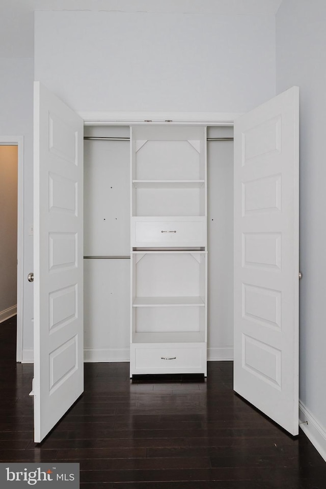 view of closet