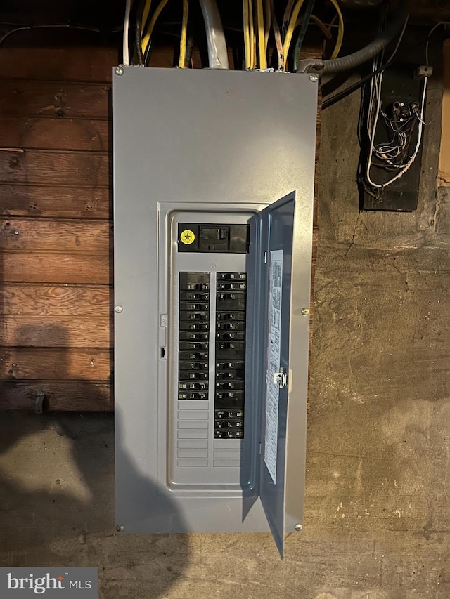 utility room featuring electric panel