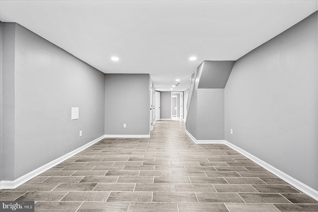 interior space featuring hardwood / wood-style floors