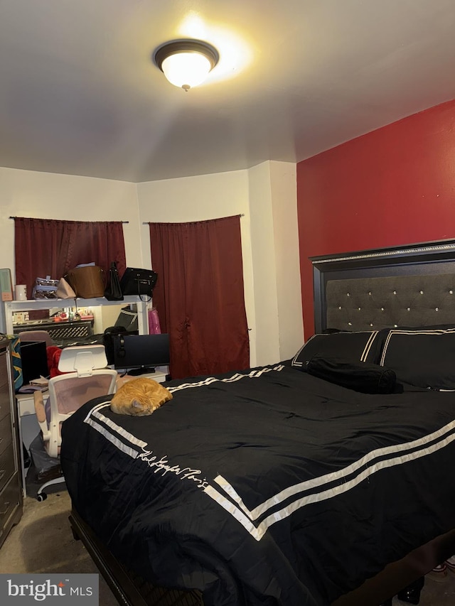 bedroom featuring carpet floors