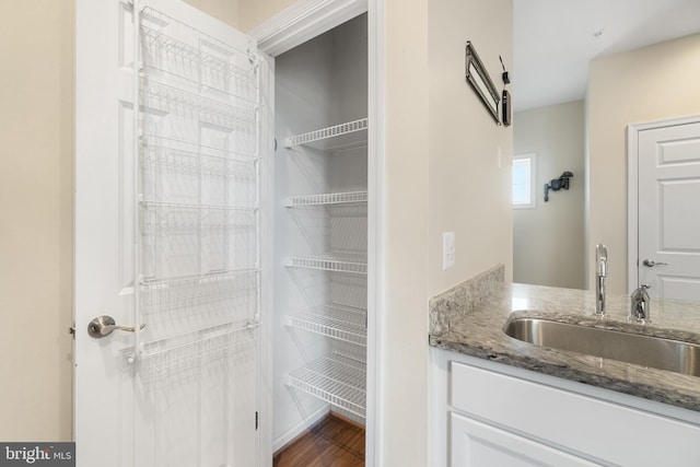 pantry with sink