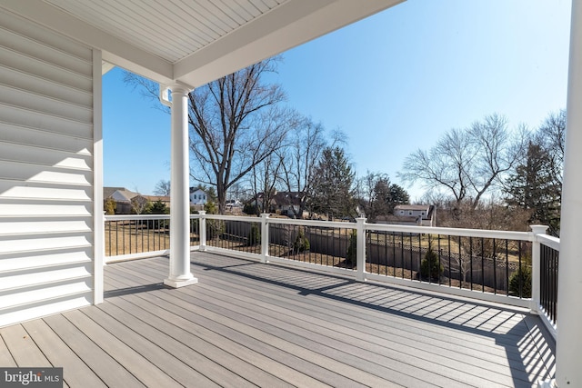 view of deck